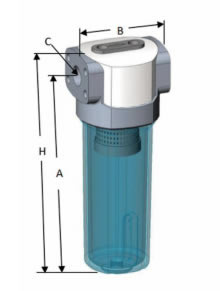 HLZ Series Threaded Compressed Air Filters